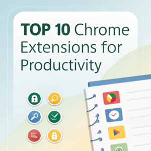 ? Short on time? Here's the quick list:

✅ Notion Web Clipper
✅ Grammarly
✅ Momentum
✅ Clockify
✅ Todoist
✅ OneTab
✅ ScribeHow
✅ Save to Pocket
✅ Loom
✅ TidyTab

? Download the Free Extension Starter Pack

? Why Chrome Extensions Matter in 2025
Whether you're working from home, running your own business, or juggling classes and side hustles, productivity is more valuable than ever.

These Chrome extensions are lightweight, free (or freemium), and designed to save you hours each week.

? Top 10 Chrome Extensions for Productivity (2025)
1. ? Notion Web Clipper
Best for: Capturing articles, ideas, and web pages to Notion

Why it rocks:

Save pages into your Notion workspace with 1 click

Great for research, content curation, and digital brain-building

Syncs perfectly with Notion databases

? Add Notion Clipper to Chrome

2. ✍ Grammarly
Best for: Writing emails, blogs, and messages without embarrassing typos

Why it rocks:

Real-time grammar + clarity suggestions

Tone detector & AI rewriter in the premium version

Works across Gmail, Google Docs, LinkedIn & more

? Try Grammarly for Free

3. ? Momentum
Best for: Starting your day focused

Why it rocks:

Replaces your New Tab with a daily quote, task, and calming background

Keeps your to-do list front and center

Minimalist, distraction-free vibe

? Install Momentum Now

4. ⏱ Clockify Time Tracker
Best for: Time-blocking, task tracking, and billing clients

Why it rocks:

Simple one-click timers

Integrates with Trello, Asana, Notion & more

Free forever for individuals

? Start Tracking with Clockify

5. ✅ Todoist for Chrome
Best for: Daily task management + getting things DONE

Why it rocks:

Add tasks directly from emails or websites

Natural language input (“tomorrow at 8am”)

Smart sorting, labels, and priority levels

? Use Todoist in Chrome

6. ? OneTab
Best for: Tab overload and memory management

Why it rocks:

Collapse all your tabs into one clean list

Restores RAM and keeps your browser fast

Great for researchers and multi-taskers

? Download OneTab Free

7. ? ScribeHow (Formerly Scribe)
Best for: Creating SOPs and tutorials instantly

Why it rocks:

Records your clicks + steps and turns it into a how-to doc with screenshots

Amazing for onboarding, training, and documentation

Free plan includes unlimited step-by-steps

? Create a Free Scribe Account

8. ? Save to Pocket
Best for: Read-later productivity

Why it rocks:

Save articles, tutorials, and videos with one click

Read them distraction-free later (works offline too)

Great for students, bloggers, and researchers

? Save to Pocket Now

9. ? Loom
Best for: Async communication and screen recording

Why it rocks:

Record your screen + voice and share instantly

Perfect for feedback, tutorials, updates

Used by remote teams and solopreneurs alike

? Try Loom Free

10. ? TidyTab
Best for: Keeping your browser tidy and focused

Why it rocks:

Organizes tabs into groups (work, learning, personal)

Drag and drop your tabs into sections

Makes Chrome feel 100x more manageable

? Install TidyTab Free

? Comparison Chart: Best Chrome Extensions by Function

Need	Chrome Extension	Free Plan?
Research Notes	Notion Web Clipper	✅ Yes
Writing Help	Grammarly	✅ Yes
Time Management	Clockify	✅ Yes
Project Tasks	Todoist	✅ Yes
Tab Control	OneTab	✅ Yes
SOP Creation	ScribeHow	✅ Yes
Read Later	Pocket	✅ Yes
Focus + Mindset	Momentum	✅ Yes
Async Video	Loom	✅ Yes
Tab Organization	TidyTab	✅ Yes
? Pro Tips to Boost Productivity with Extensions
? Only install what you use daily — too many = distraction

? Audit your extensions monthly to reduce browser clutter

? Make sure to use reputable developers to avoid data tracking

? Combine tools (e.g., Scribe + Notion + Loom) for a systemized workflow

? Ready to Supercharge Your Workflow?

These 10 Chrome extensions will help you stay organized, save time, and feel in control of your digital life.

? Download the Free Productivity Extension Checklist
? Try Notion + Scribe + Clockify (Top 3 Combo)

? Related Posts:
Best AI Tools for Small Business Owners in 2025

How to Build a Notion Productivity Dashboard

Top 10 Free Time Tracking Tools Compared

? Affiliate Disclosure
This post contains affiliate links. We may earn a commission at no extra cost to you if you sign up through our links. We only recommend tools we’ve tested and love.
